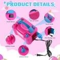 thumbnail image 6 of Electric Balloon Pump, Dual Nozzle Balloon Inflator Pump, 600W 110V Portable Air Balloon Pump for All Balloons Arch Party Birthday Decoration, Rose Red, 6 of 8