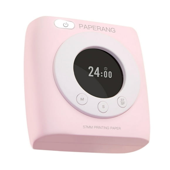 PAPERANG P2S Pocket Mini Printer BT4.0 Phone Connection Wireless Thermal Printer Compatible with Android iOS Pink