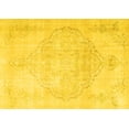 thumbnail image 1 of Ahgly Company Machine Washable Indoor Rectangle Persian Yellow Traditional Area Rugs, 2' x 3', 1 of 4