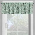 thumbnail image 4 of Ambesonne Floral Valance & Curtain, Romantic Inspirations, 55"x36", Seafoam Sage Green, 4 of 6