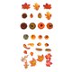 thumbnail image 5 of 2 Conjuntos de Festival Decoración de otoño Simulados Hoja de arce Props (Naranja), 5 of 5