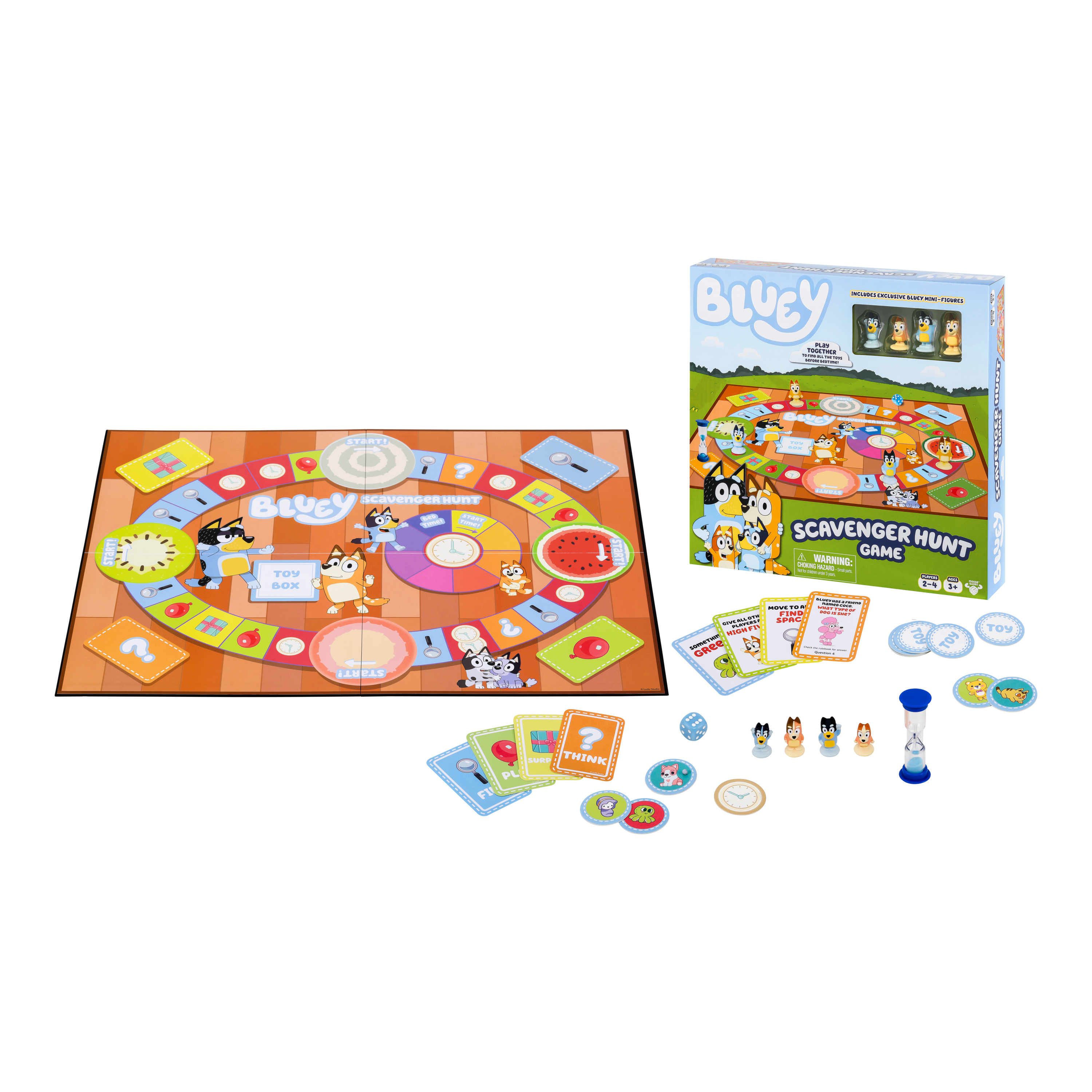 Bluey Scavenger Hunt Board Game, Ages 3+ photo 2