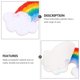 thumbnail image 4 of Parches de ropa de arco iris de 4 piezas parches bordados autoadhesivos accesorios de bricolaje, 4 of 8