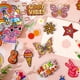 thumbnail image 3 of Parches termoadhesivos AUGSUN bordados hippie, 60 unidades, para ropa, 3 of 7