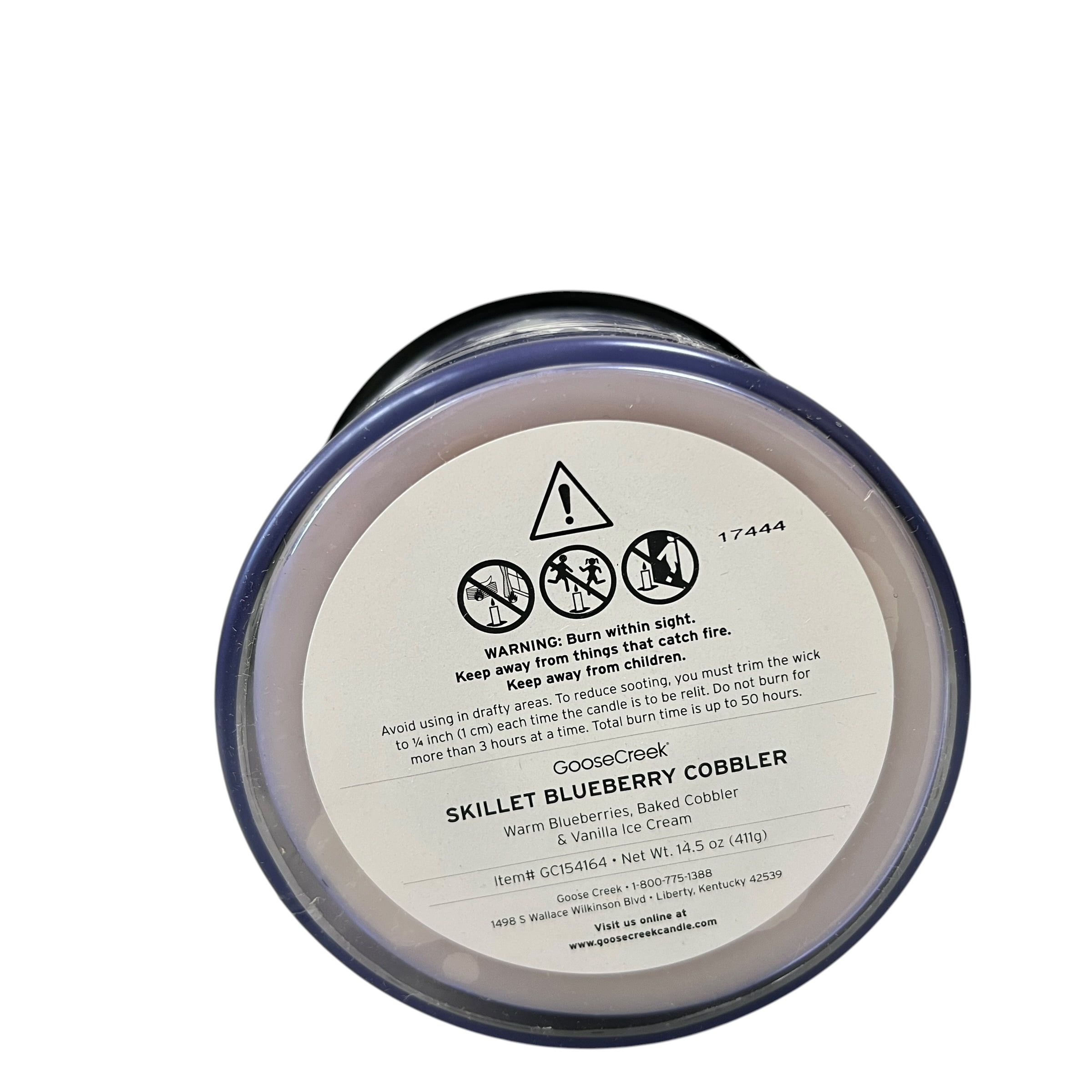 Goose Creek Skillet Blueberry Scented 3 Wick Candle 14.5 oz