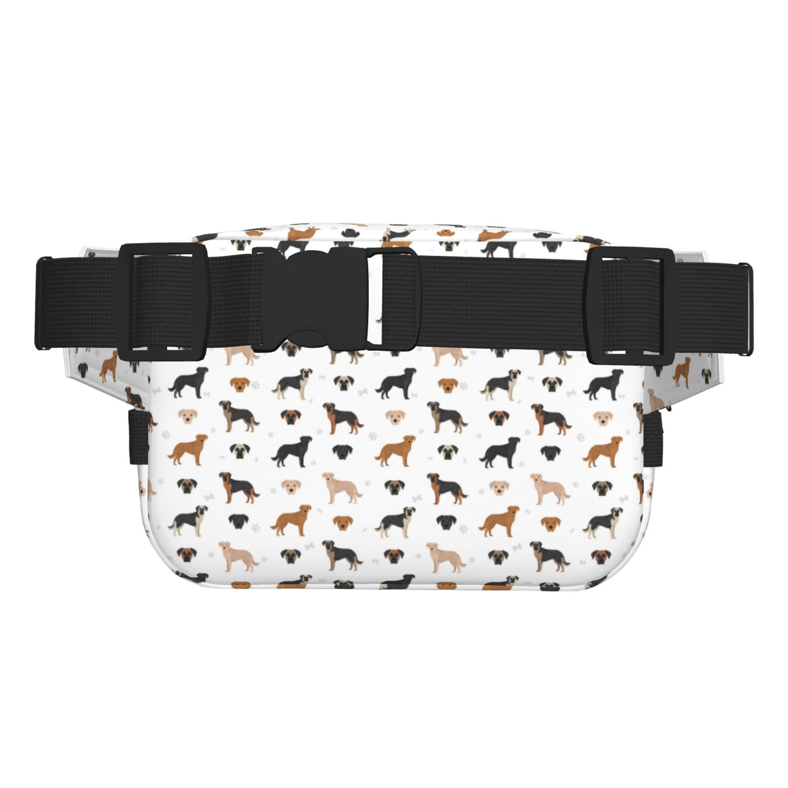 Hirioo Labrador Retriever Dog for Double Layer Waist Bag Adjustable Fanny Pack For Travel Running Hiking