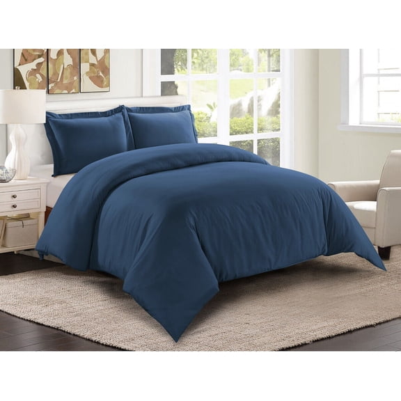 Duvet Cover Set Super Soft Egyptian Comfort 1800 Count 3 Piece for Comforter