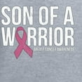 thumbnail image 6 of Wild Bobby Son of A Warrior Breast Cancer Ribbon Breast Cancer Awareness Men Tank Top, Heather Grey, Small, 6 of 6