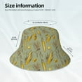 thumbnail image 3 of Zufioo Cartoon Corn and Wheat Waterproof Reflective Holographic Bucket Hat,Men and Women Night Reflective Hat,Rave Festival Boonie Cap, 3 of 6