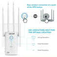 thumbnail image 6 of AC1200 WiFi Range Extender, Dual Band WiFi 5 Repeater with Gigabit WAN/LAN, Router/AP/Repeater Mode, 6 of 9