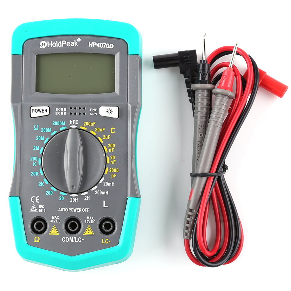 Low Consumption Digital Multimeter Resistance Tester Capacitance Meter Compact Size Factory Using Laboratory for Fieldwork