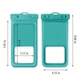 thumbnail image 3 of VANLOFE Universal Waterproof Phone Pouch IPX8 Waterproof Phone Case for Beach Underwater Cellphone Dry Bag with Lanyard Fits All Phones Up To 7.2IN, 3 of 8