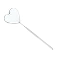 thumbnail image 1 of Unique Bargains 1 Pc Espejo de Pestañas con Patrón de Corazón de Acero Inoxidable Tono Plateado, 1 of 5