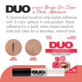 thumbnail image 2 of DUO Adhesives, 2-in-1 Brush-On Adhesive, Clear & Dark, 2 of 6