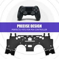 thumbnail image 5 of Black Plastic Middle Housing Shell Case Cover Replacement Part For PS4 Controller, 5 of 8