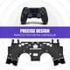 thumbnail image 5 of Cubierta de carcasa intermedia de plástico negro Pieza de repuesto para controlador PS4, 5 of 8