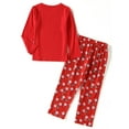 thumbnail image 4 of Ensemble de Pyjamas Amples à Manches Longues pour la Famille Assorti Ensemble de Pyjamas de Noël Vêtements de Nuit pour Femmes Pyjamas Doux Ensembles de Détente, 4 of 4