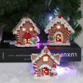 thumbnail image 4 of Christmas Scene Village Houses,led Lighted Christmas Buildings, 4 of 5