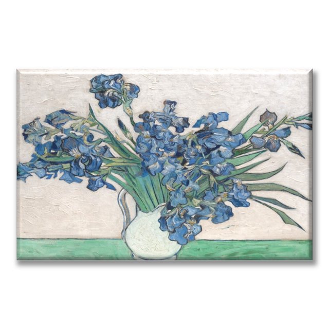 Cuadro Canva Pixtreats Listo Para Colgar Lirios By Vincent Van Gogh 50X75 cm