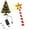 #New--Multicoloured, variant on Christmas Red & White Striped Glowing Star Wand - Christmas Tree Light Control & Decor Tool