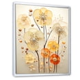 thumbnail image 2 of Designart "Flora Fantasy in Yellow" Abstract Framed Wall Art - Modern Yellow Abstract Botanicals Entryway Framed Wall Art, 2 of 6