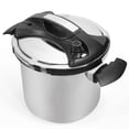 thumbnail image 2 of Barton Commercial 18/8- Stainless Steel 10 Quart Pressure Cooker With Easy-Lock Lid System with Recipes Book, 2 of 7