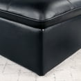 thumbnail image 4 of Furniture of America Contemporary Faux Leather Houdanya Futon Chair, Black, 4 of 5