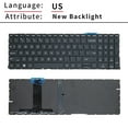 thumbnail image 3 of Clavier d'Ordinateur Portable Original Nouveau US Russe pour HP ProBook 450 G8 455 G8 455R G8 650 G8 HSN-Q27C HSN-Q31C avec Rétroéclairage RU Original Rétroéclairé, 3 of 6