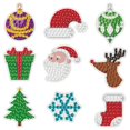 thumbnail image 1 of Pegatinas de pintura de diamantes DIY, calcomanías de mosaico de Navidad, artesanías, taza, teléfono, regalo para niños-1 JAMW Sencillez, 1 of 5
