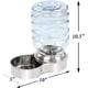 thumbnail image 4 of Fuente de agua para mascotas Etna de acero inoxidable 3L para perro y gato, 4 of 15