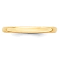 thumbnail image 2 of Primal Gold 14 Karat Yellow Gold 2.5mm Lightweight Half Round Band Size 10, 2 of 6