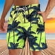 thumbnail image 5 of Pantalones Cortos Casuales de los Hombres Impresos Pantalones de Playa con Cordón de Bolsillo Deportivos, Poliéster Ligero para Primavera Verano Al Aire Libre Y Diario, 5 of 8