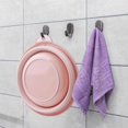 thumbnail image 4 of Collapsible Wash Basin, Washing Dishpan, Folding Dish Bowl Tub Set (Pink Color), 4 of 8