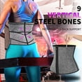 thumbnail image 4 of COMFREE Women's Sauna Waist Trainer Sweat Belt Compression Trimmer Workout Fitness Shapewear, 4 of 6
