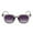 Crystal Slate, variant on "The Modish" Women's Fashion Reading Sunglasses – Full Lens, No Bifocal, UV Protection, Stylish & Comfortable - Jet - 3.00