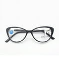 thumbnail image 2 of Anti blue light cat eye brand retro progressive multifocal presbyopia glasses dual-use ordinary-Blue tofu pudding-200, 2 of 4