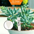 thumbnail image 2 of EcoNesxp Marqueurs de Plantes Imperméables Blanc Blanc 200 Pcs avec Marqueur Permanent, 2 of 5