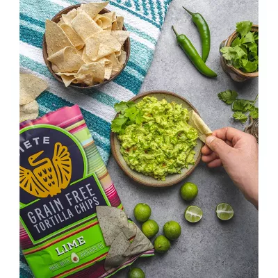 Siete Lime Tortilla Chips 5oz (Pack of 2)