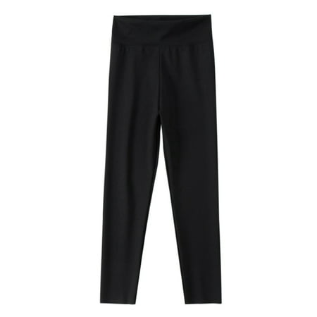 

BULLPIANO Girls Yoga Leggings Dance Workout Athletic Leggings High Waisted Soft Comfy Elastic Compression Leggings Size 4-5T