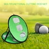 ASCZOV Golf Net Nylon Equipment Indoor Outdoor Cutting Practice Training Aids Folding