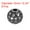 Metallic Black, variant on Charm Rhinestone Beads, 8 Pack 10mm Round Zircon Pave Spacer Beads for Jewelry Making (White - Gold)