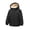 Black, variant on Kogui Rain Jacket Girls Girls Fleece Lined Jacket Warm Windproof Hooded Zip Up Kids Winter Coat with Pockets Sizes 1-14Y (Hot Pink,11-12 Years)