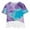 Purple, variant on Aboser Girls Floral Graphic Tees 12-14 Girl's Trendy Short Sleeve T Shirts Crewneck Loose Fit Tunic Tops Summer Casual Blouses