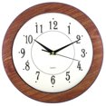 thumbnail image 4 of TIMEKEEPER 12IN Horloge Ronde en Bois, 4 of 4