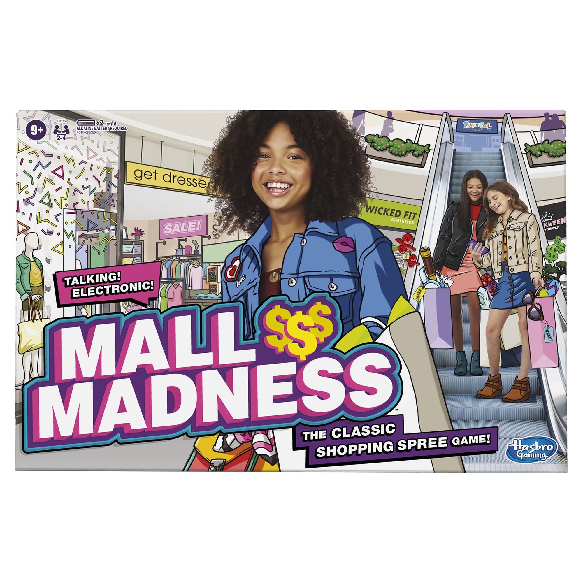 Mall Madness Electronic Shopping Spree Board Game for Ages 9 and Up