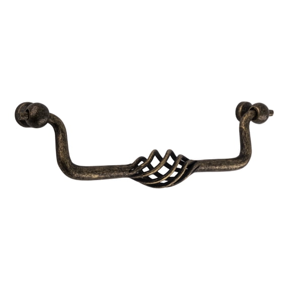 Amerock BP19324R2-XCP5 Birdcage Cabinet Pull 6 5/16" Cener to Center Weathered Brass - pack of 5