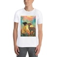 thumbnail image 4 of Plus Size Women Tops T Shirt GirlGraphic Tees Summer Tops Classic Round Neck Floral Oversize Short Sleeves, Crew Neck Shirts For Women, 4 of 5