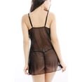 thumbnail image 3 of Eternatastic Women's Lace Lingerie Set Babydoll Underwear Black-17 XXL Size, 3 of 5