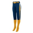 thumbnail image 2 of Augusta M Girls Comet Softball Pant Navy/Gold/White 1341, 2 of 2