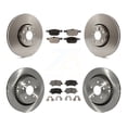 thumbnail image 1 of Transit Auto Front Rear Disc Brake Rotors and Ceramic Pads Kit for Car 2010-2015 Volvo XC60 K8T-101512, 1 of 11